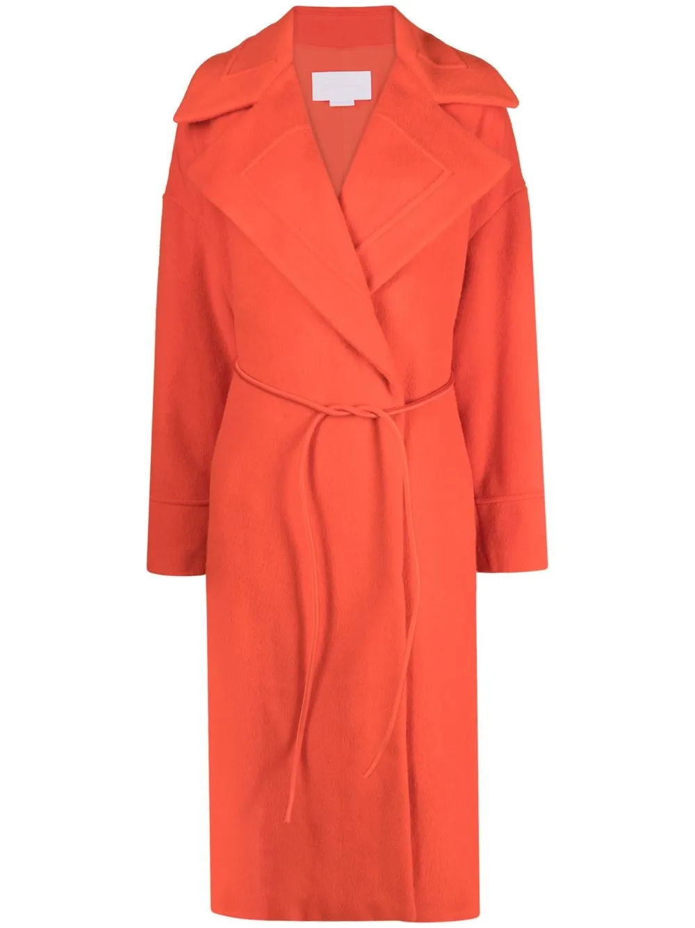 

Genny double-breasted belted coat - Orange