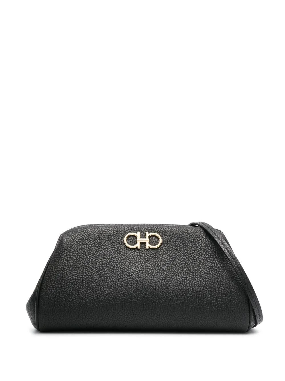 

Ferragamo leather logo-plaque bag - Black