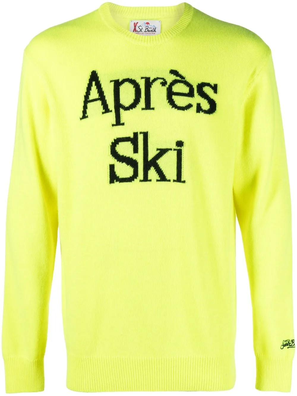 

MC2 Saint Barth intarsia-knit crew-neck jumper - Yellow