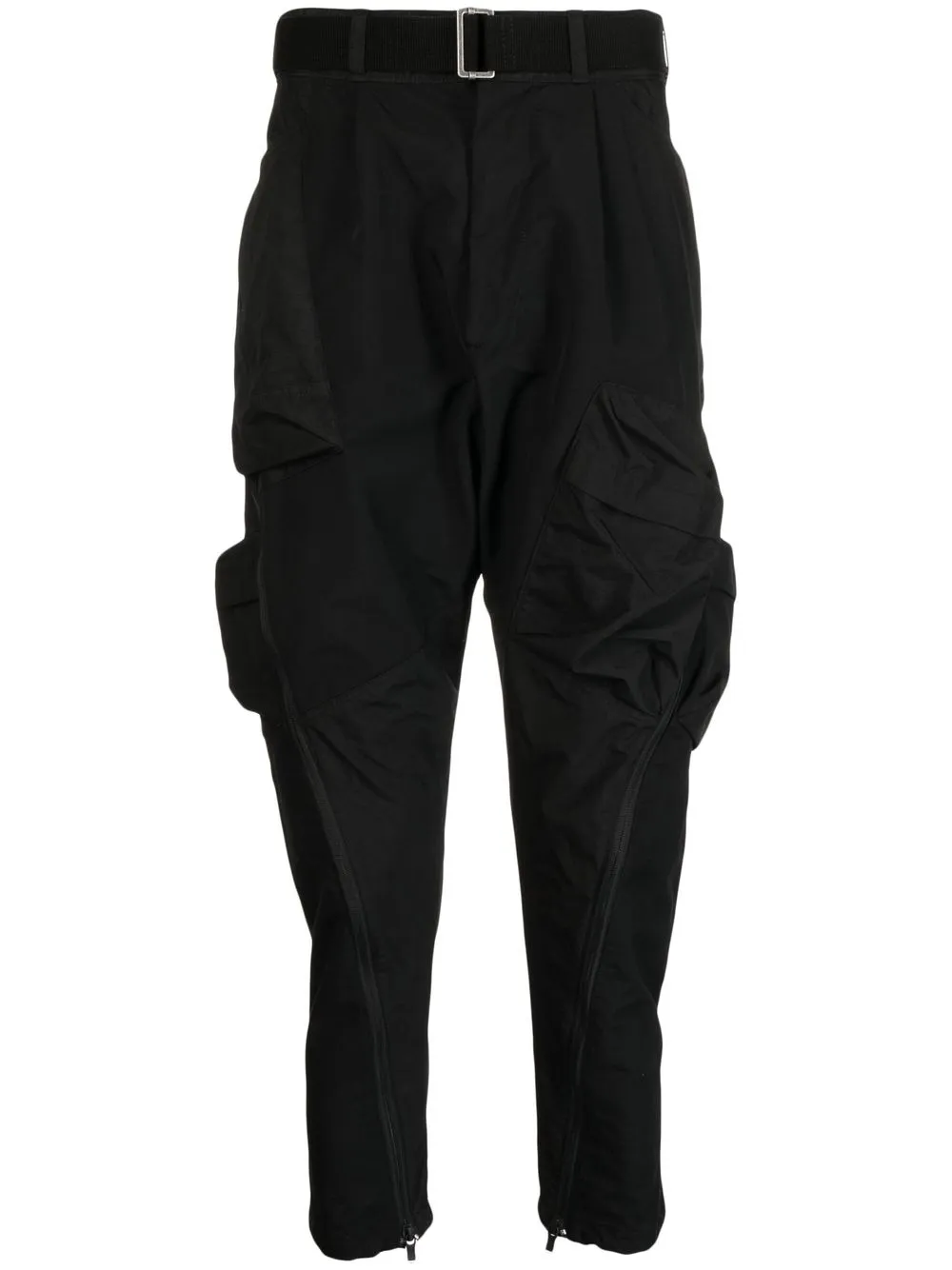 

The Viridi-Anne tapered-leg cargo trousers - Black