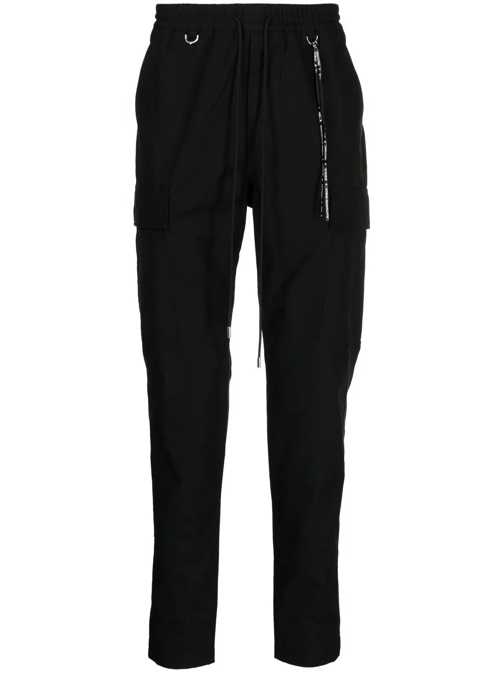 

Mastermind World drawstring cargo-trousers - Black