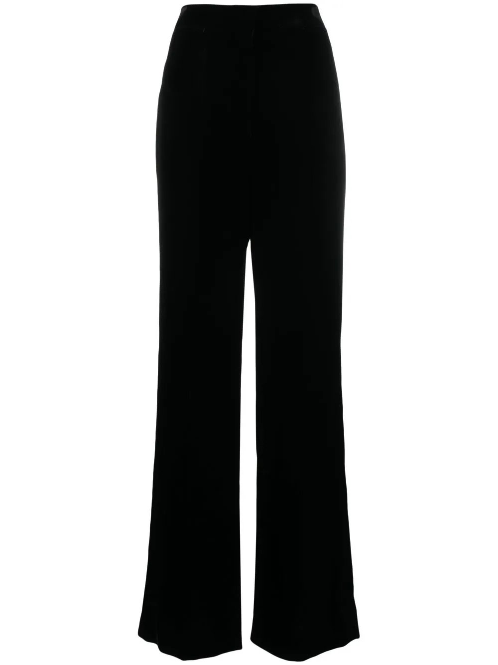 

Stella McCartney velvet wide-leg trousers - Black