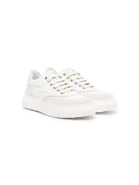 MM6 Maison Margiela Kids logo-print low-top sneakers 