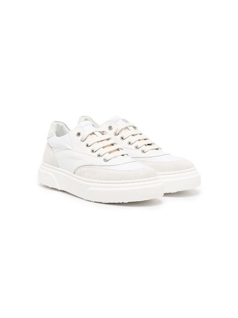 MM6 Maison Margiela Kids logo-print low-top sneakers 