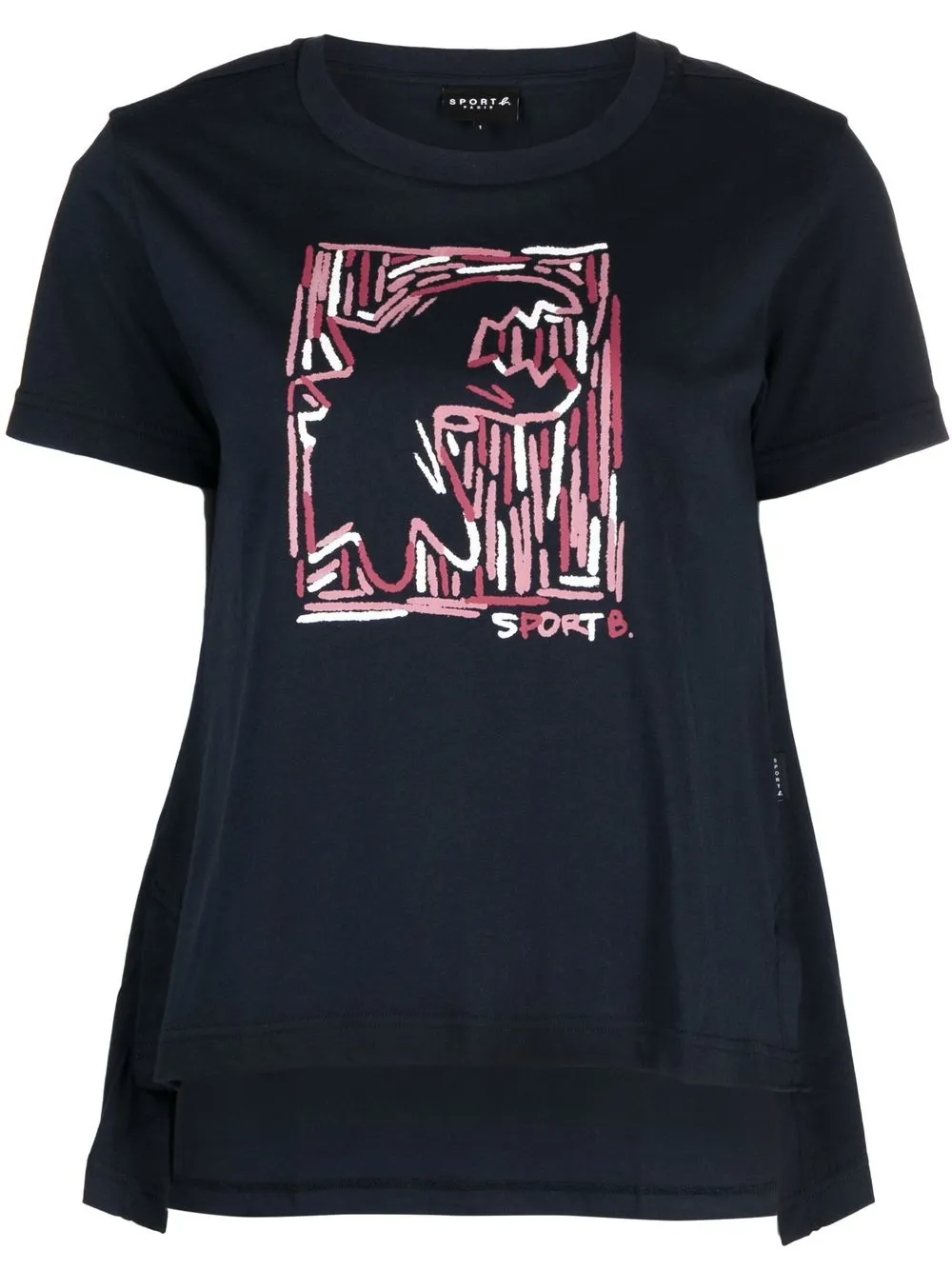 

SPORT b. by agnès b. graphic-print short-sleeve T-shirt - Blue