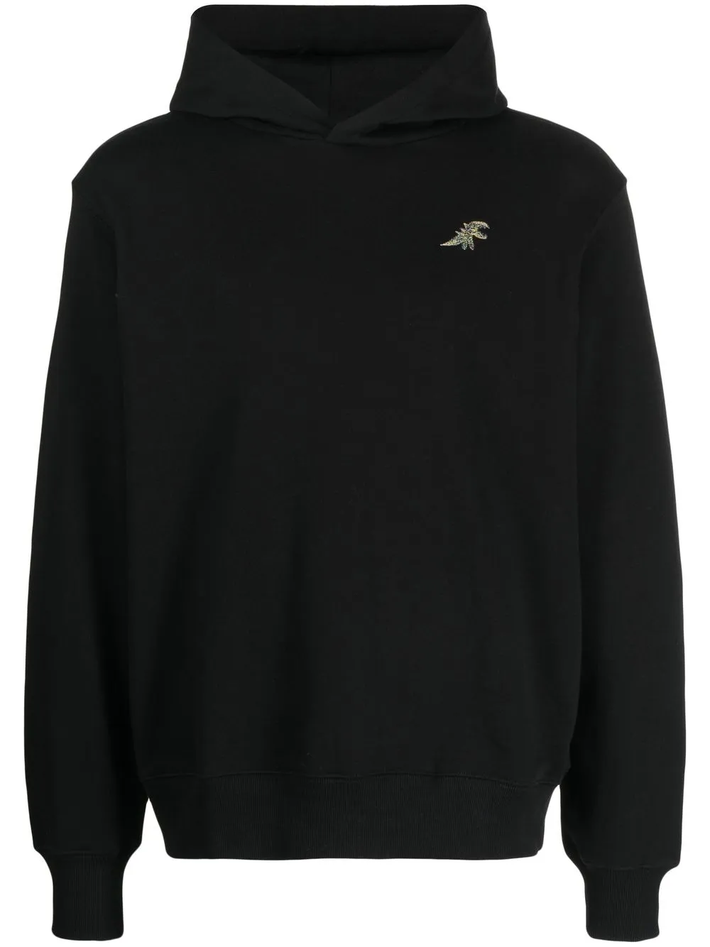 

SPORT b. by agnès b. embroidered logo hoodie - Black