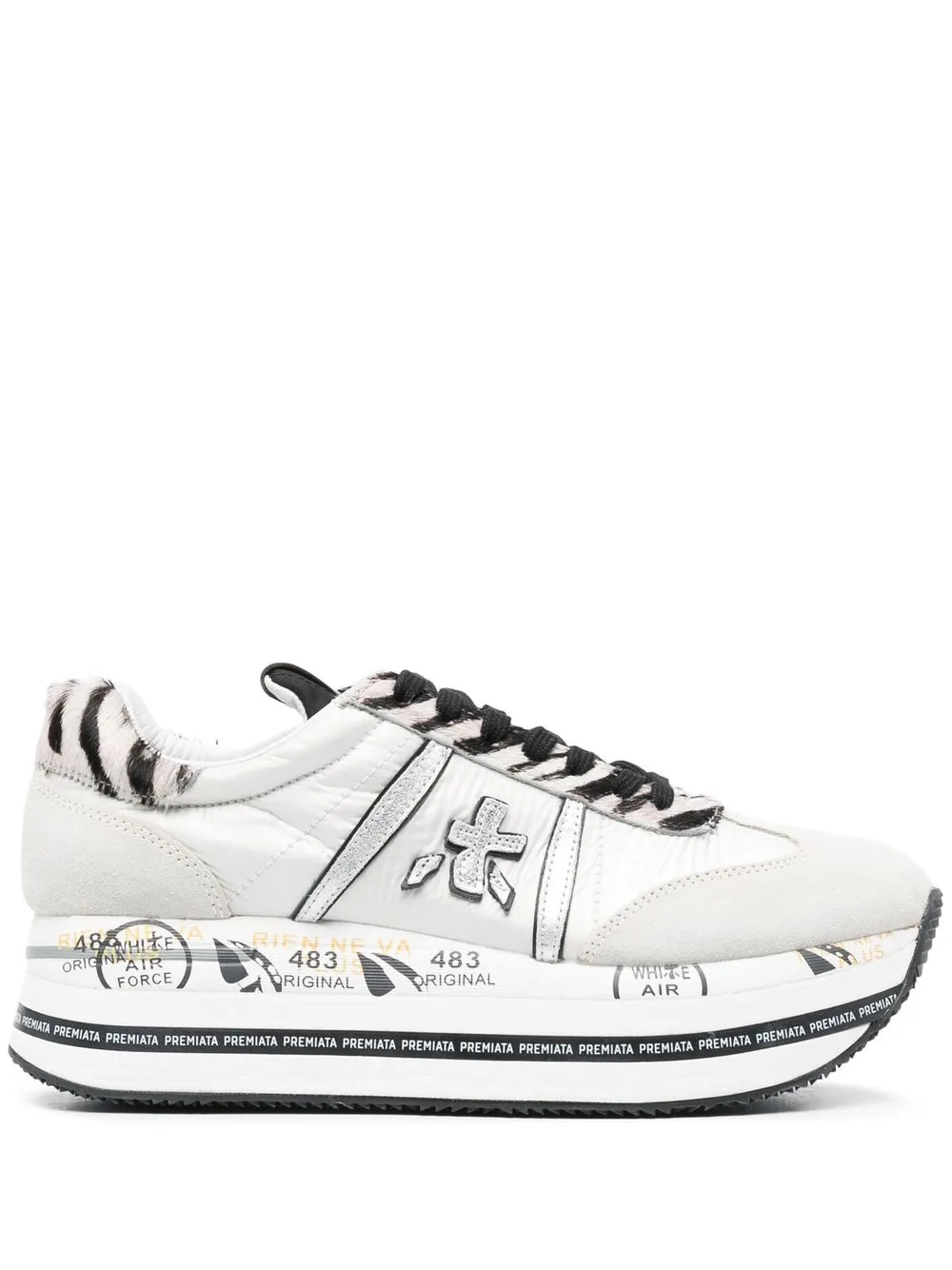 

Premiata Beth platform low-top sneakers - Grey