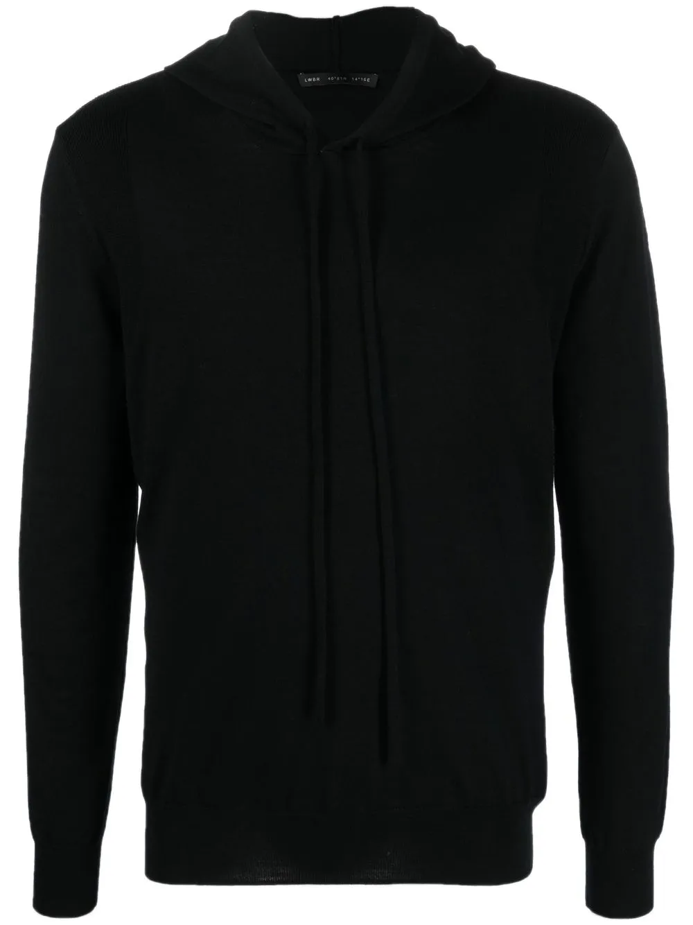 

Low Brand drawstring pullover hoodie - Black