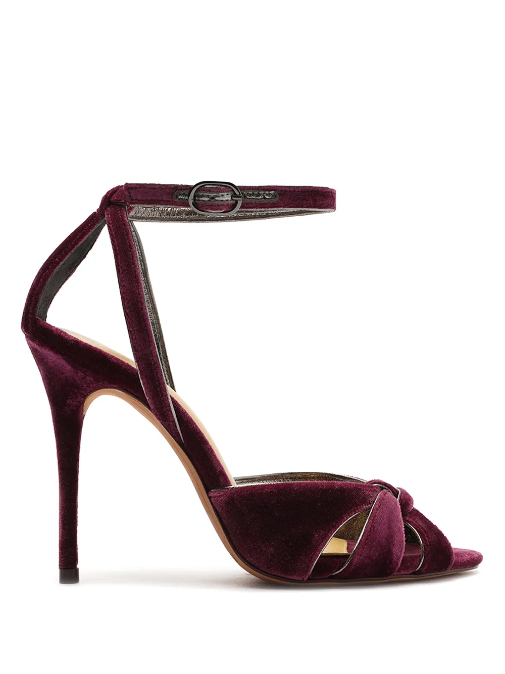 

Alexandre Birman 100mm velvet stiletto-heels - Purple