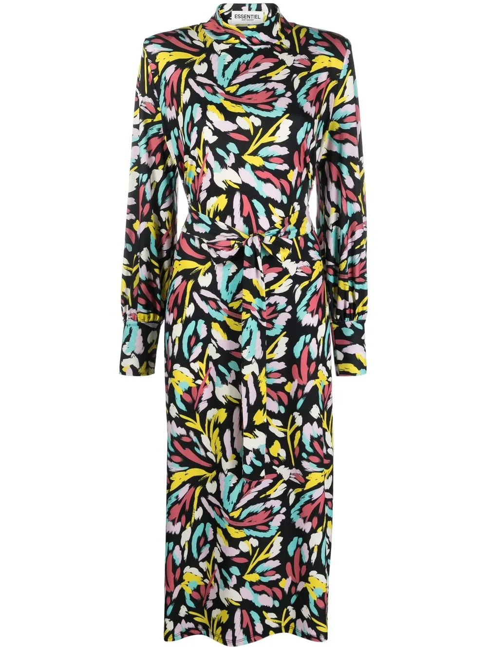 

Essentiel Antwerp Chipotle printed midi dress - Black