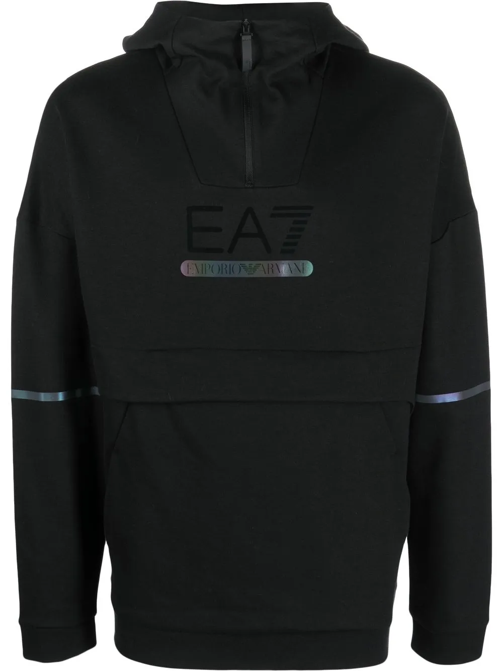 

Ea7 Emporio Armani logo-print hoodie - Black