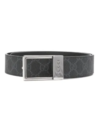 Gucci supreme belt black 2025