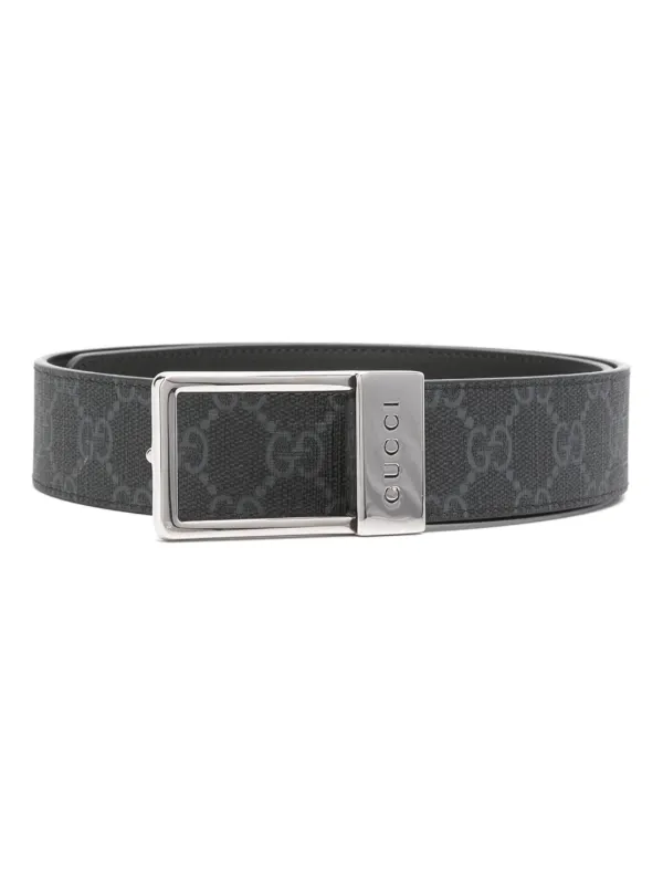 Gucci GG Supreme canvas Belt Black FARFETCH TR