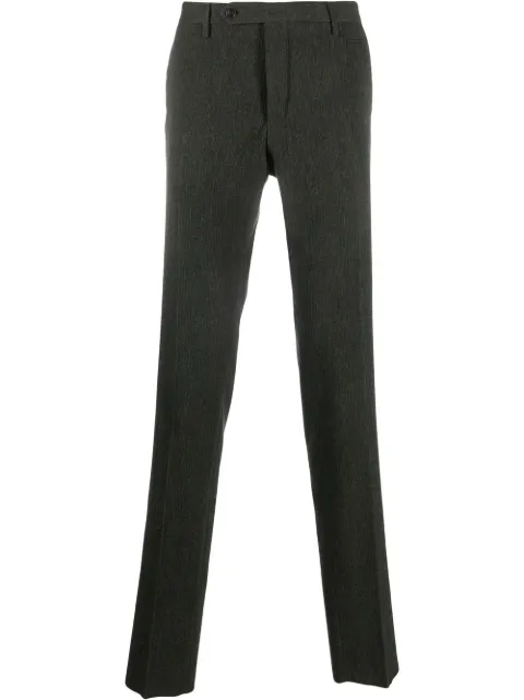 Incotex pinstripe chenille trousers
