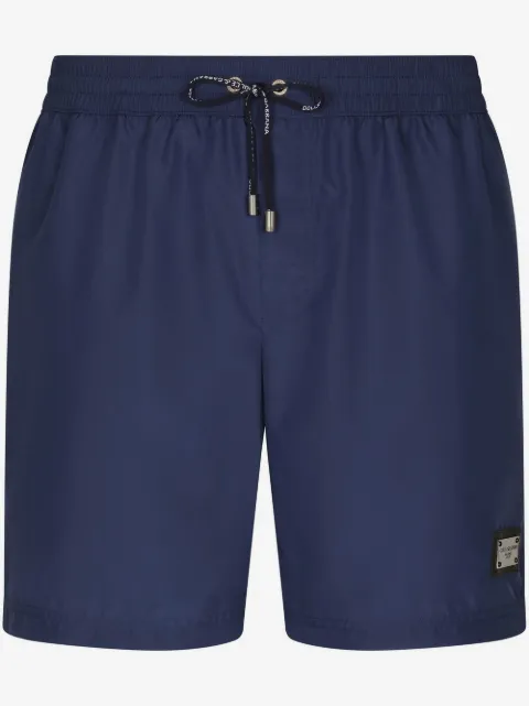 Dolce & Gabbana logo-tag swim shorts
