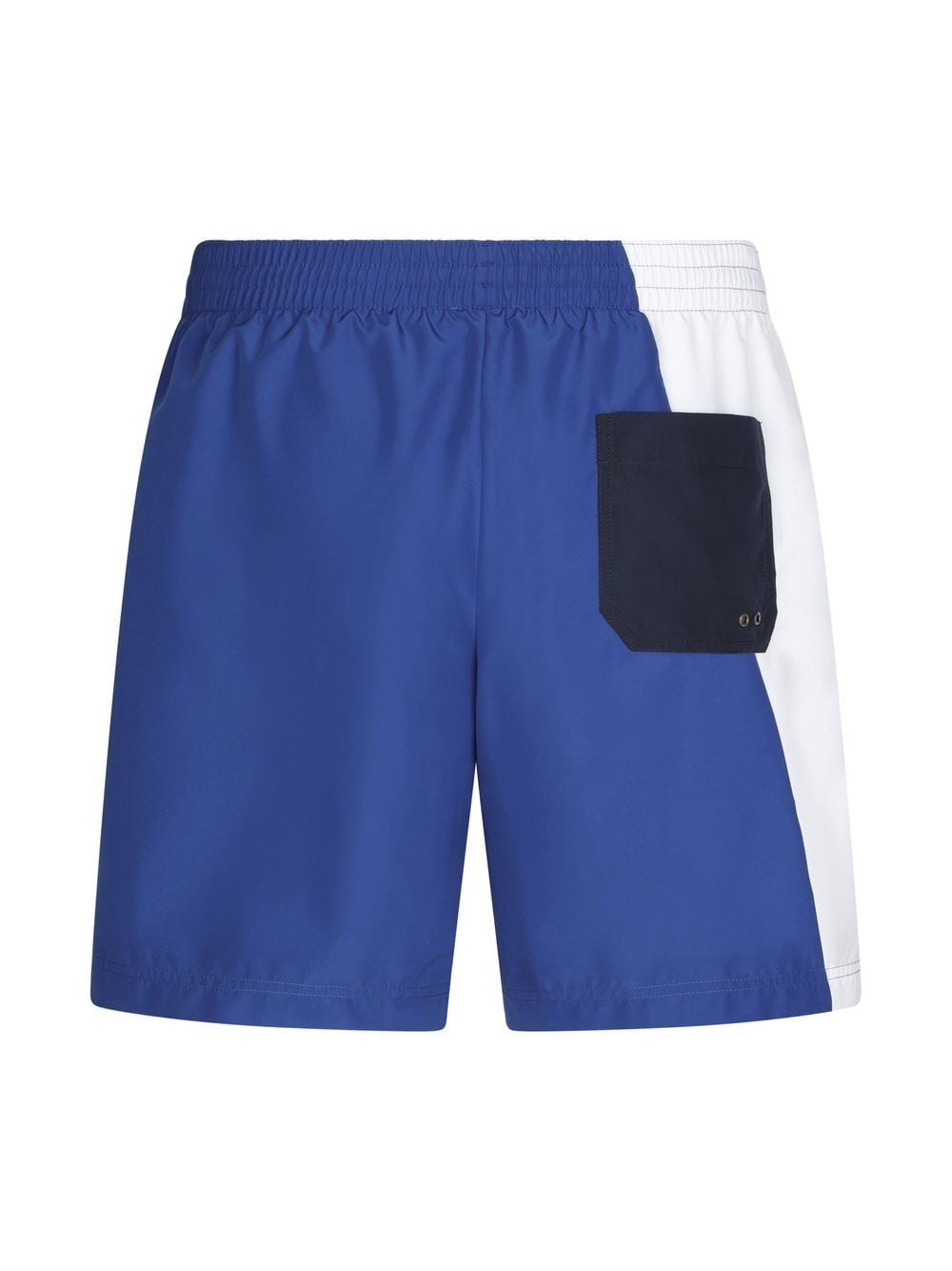 Shop Dolce & Gabbana Colour-block Swimming Shorts In Blue