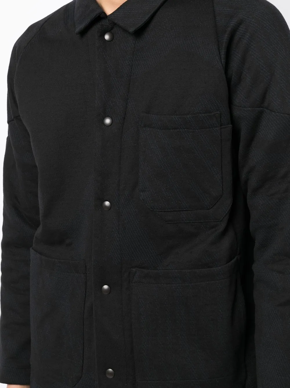 Byborre Studio Cotton-blend Jacket In Black