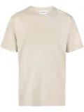 Études Studio logo-embroidery bleached T-shirt - Neutrals