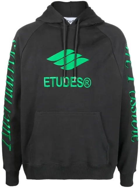 Études Studio Racing Eco logo-embroidered hoodie