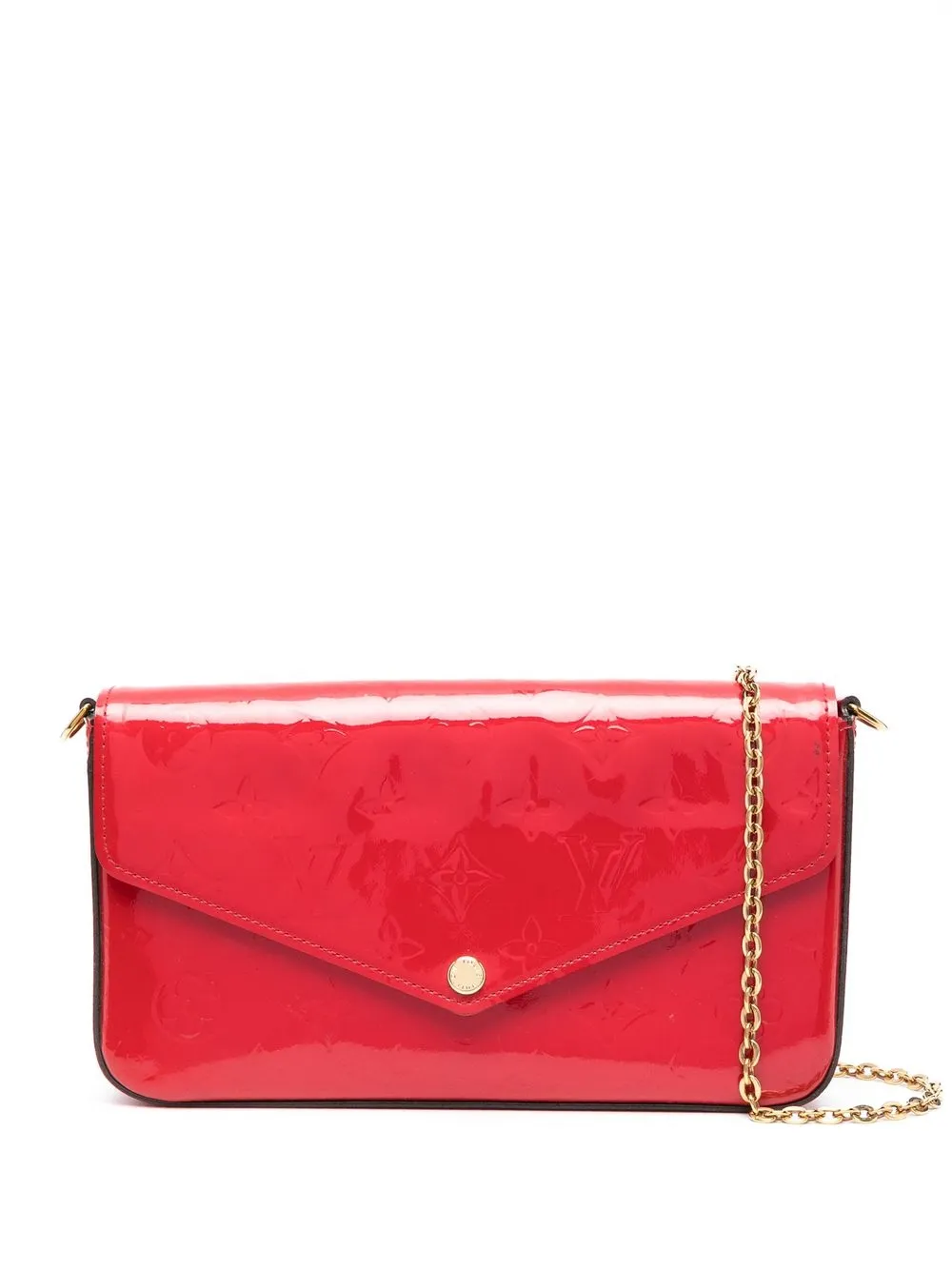 

Louis Vuitton 2015 pre-owned Pochette Felicie clutch bag - Red