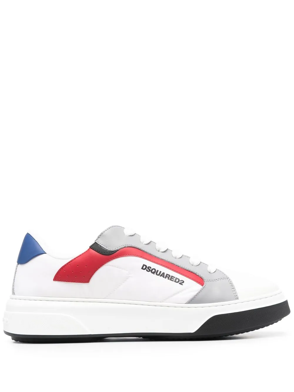 

Dsquared2 colour-block leather sneakers - White