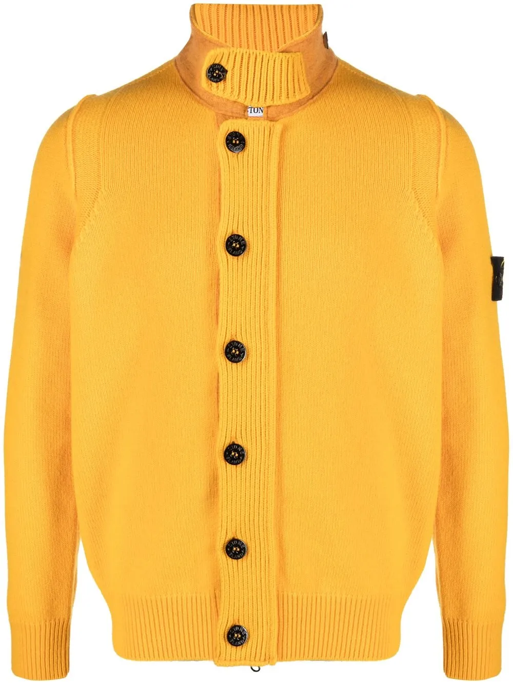 

Stone Island knitted long-sleeve cardigan - Yellow