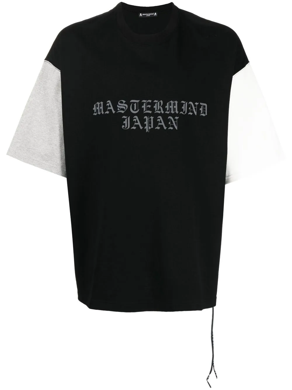 

Mastermind Japan colour-block crew-neck T-shirt - Black