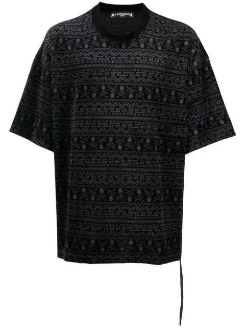 Mastermind World playera manga corta con motivo abstracto