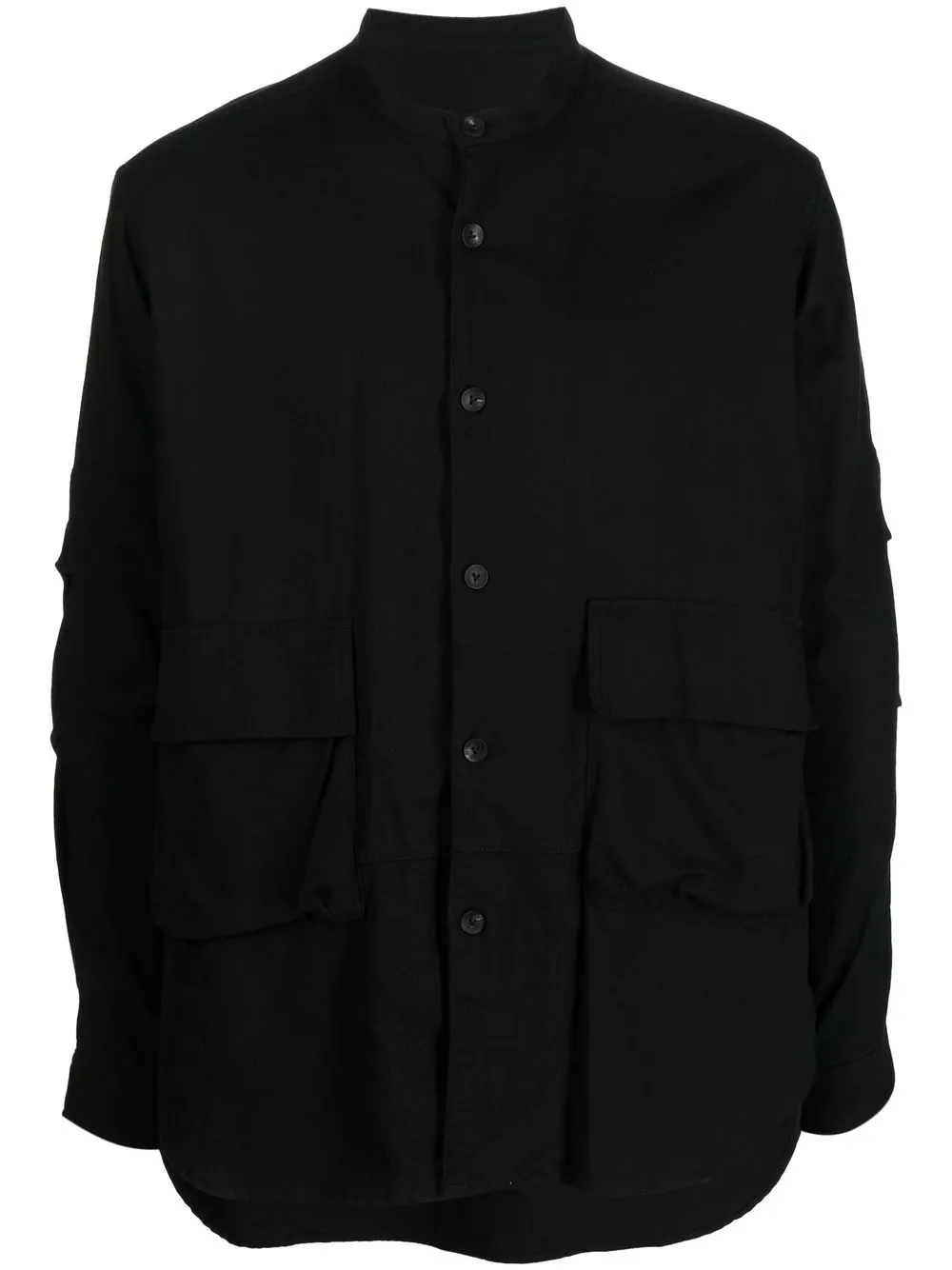 

The Viridi-Anne flap-pocket long-sleeved shirt - Black