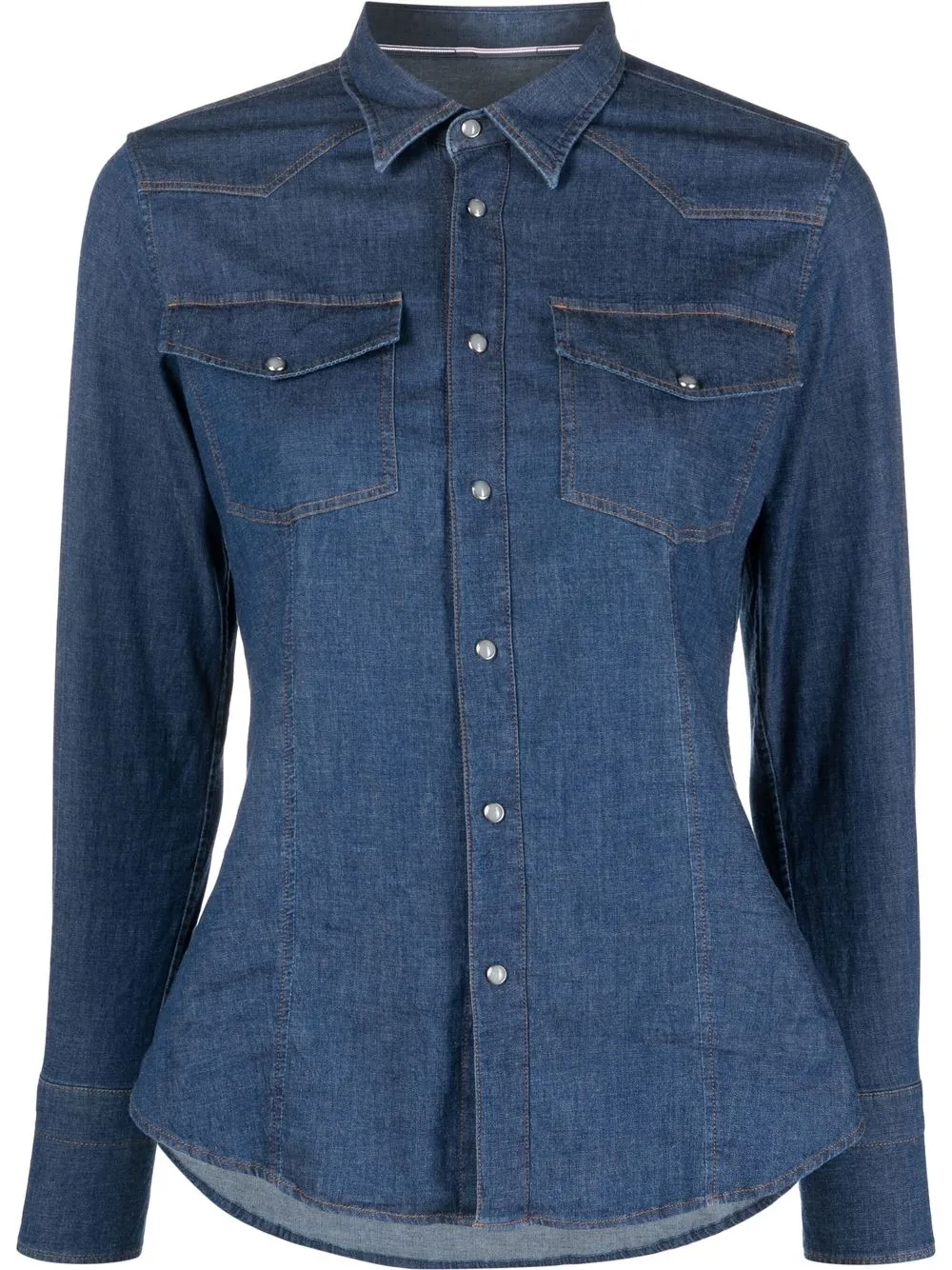 

Tintoria Mattei long-sleeve denim shirt - Blue