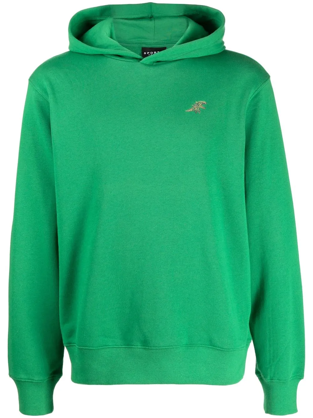 

SPORT b. by agnès b. embroidered logo hoodie - Green