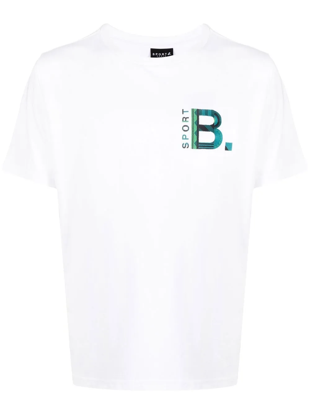 

SPORT b. by agnès b. logo-print short-sleeve T-shirt - White