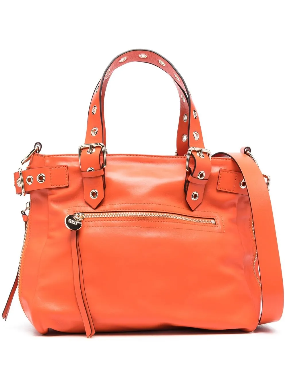 

RED(V) Bikered eyelet-detail tote - Orange