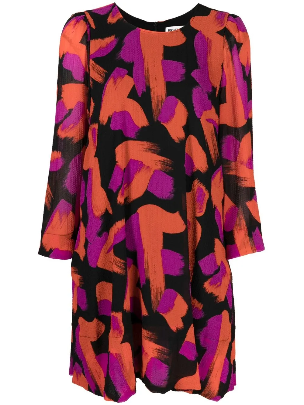 

Essentiel Antwerp Combo abstract-print dress - Black