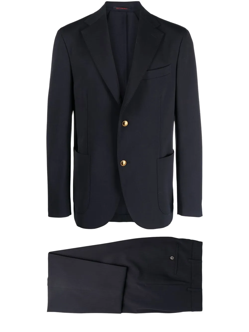 

The Gigi notched-collar single-breasted suit - Blue