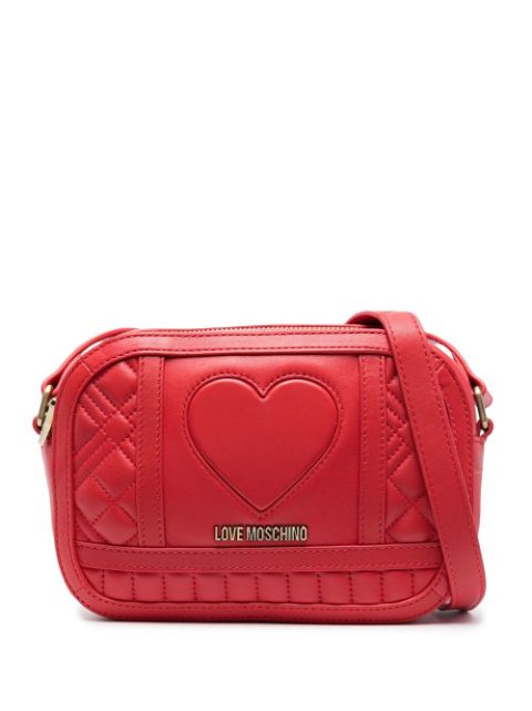 Love Moschino quilted leather crossbody bag Women