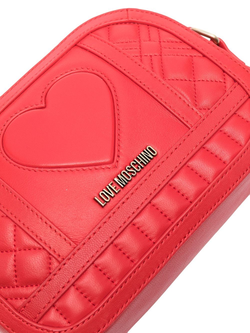 Quilted on sale crossbody moschino