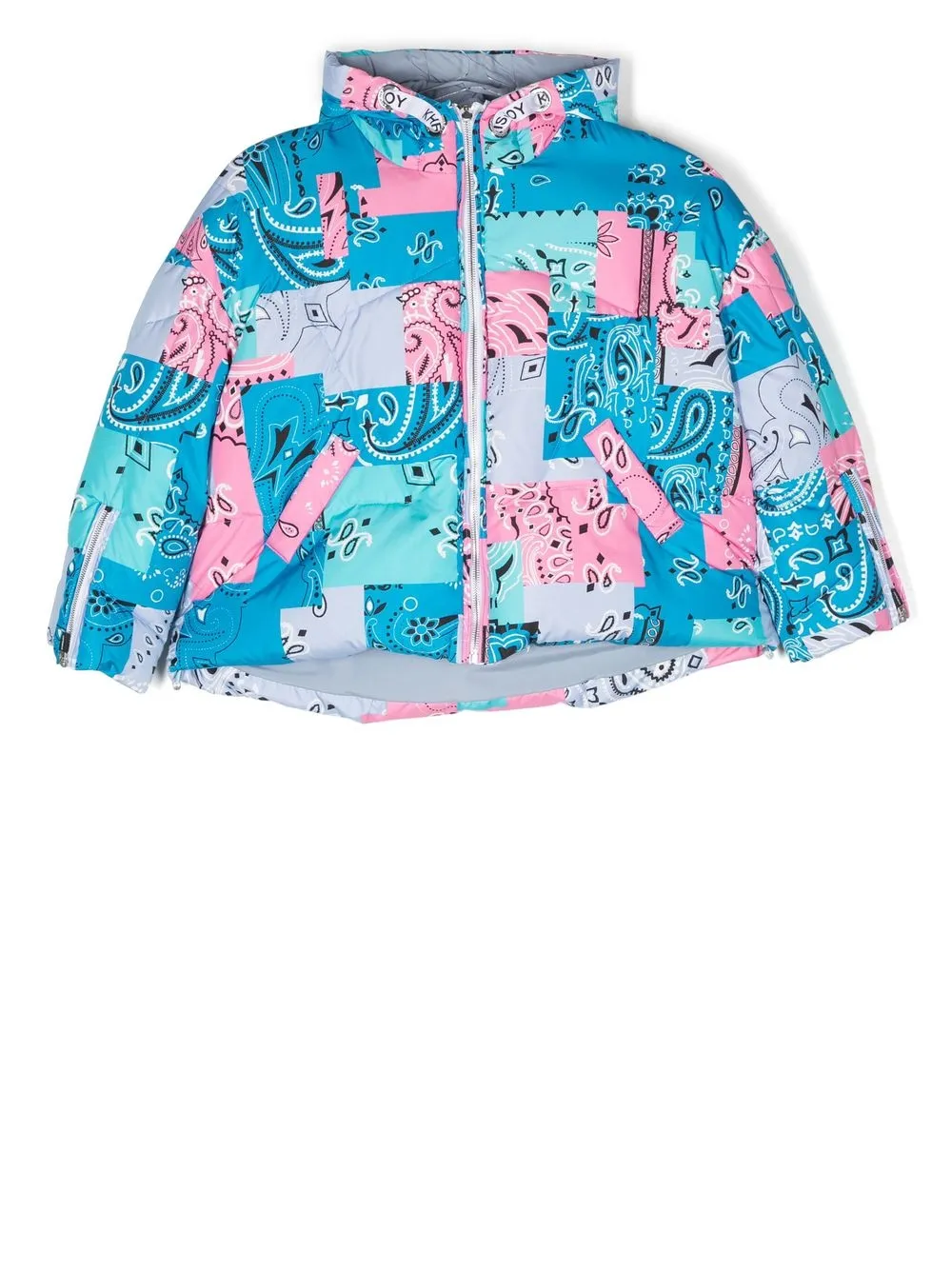 

Khrisjoy Kids paisley-print padded jacket - Pink