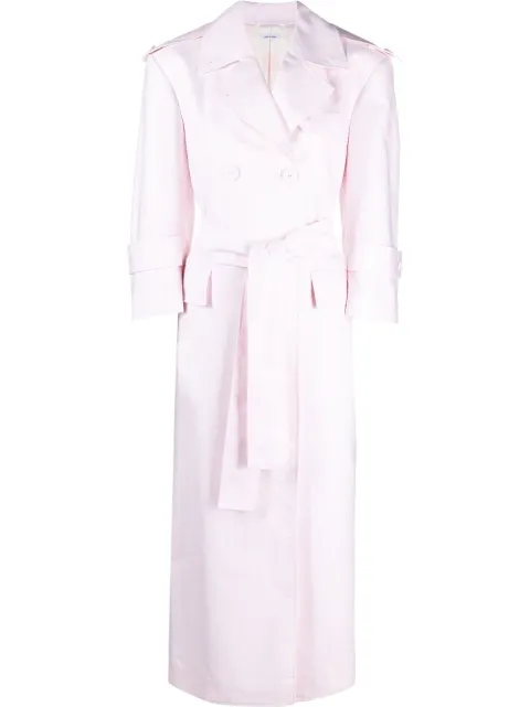 Thom Browne double-breasted cotton trench coat