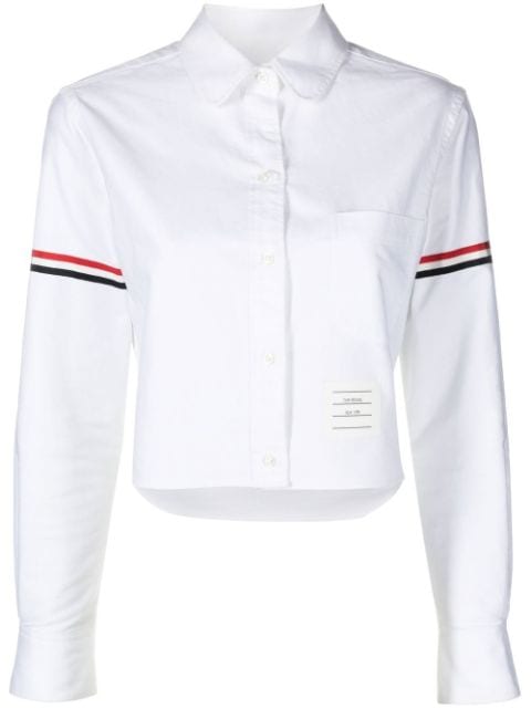 Thom Browne cropped cotton shirt