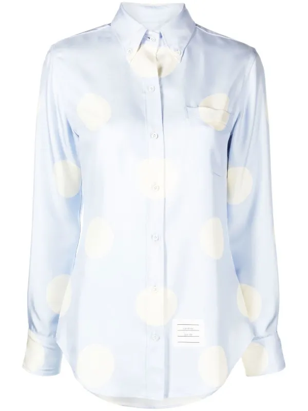 THOM BROWNE☆3LINE フリップフロップ サンダル MENS SKYBLUE Thom Browne three-stripe long-sleeved T-shirt | Blue | FARFETCH