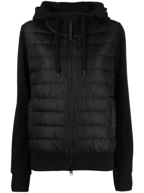 Canada Goose quilted logo-patch jacket