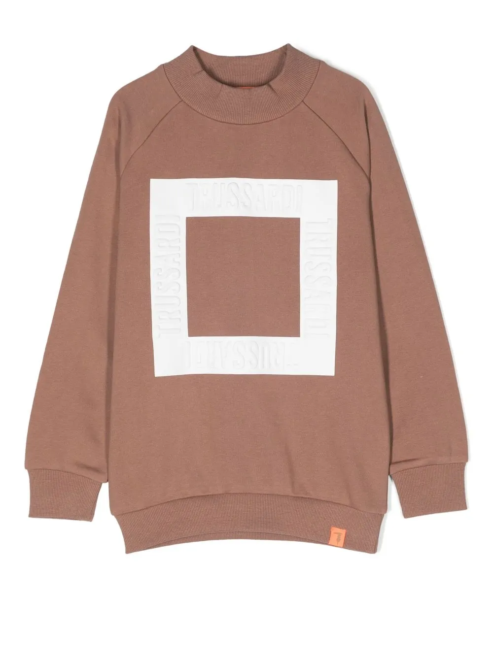 

TRUSSARDI JUNIOR crew neck pullover sweatshirt - Brown