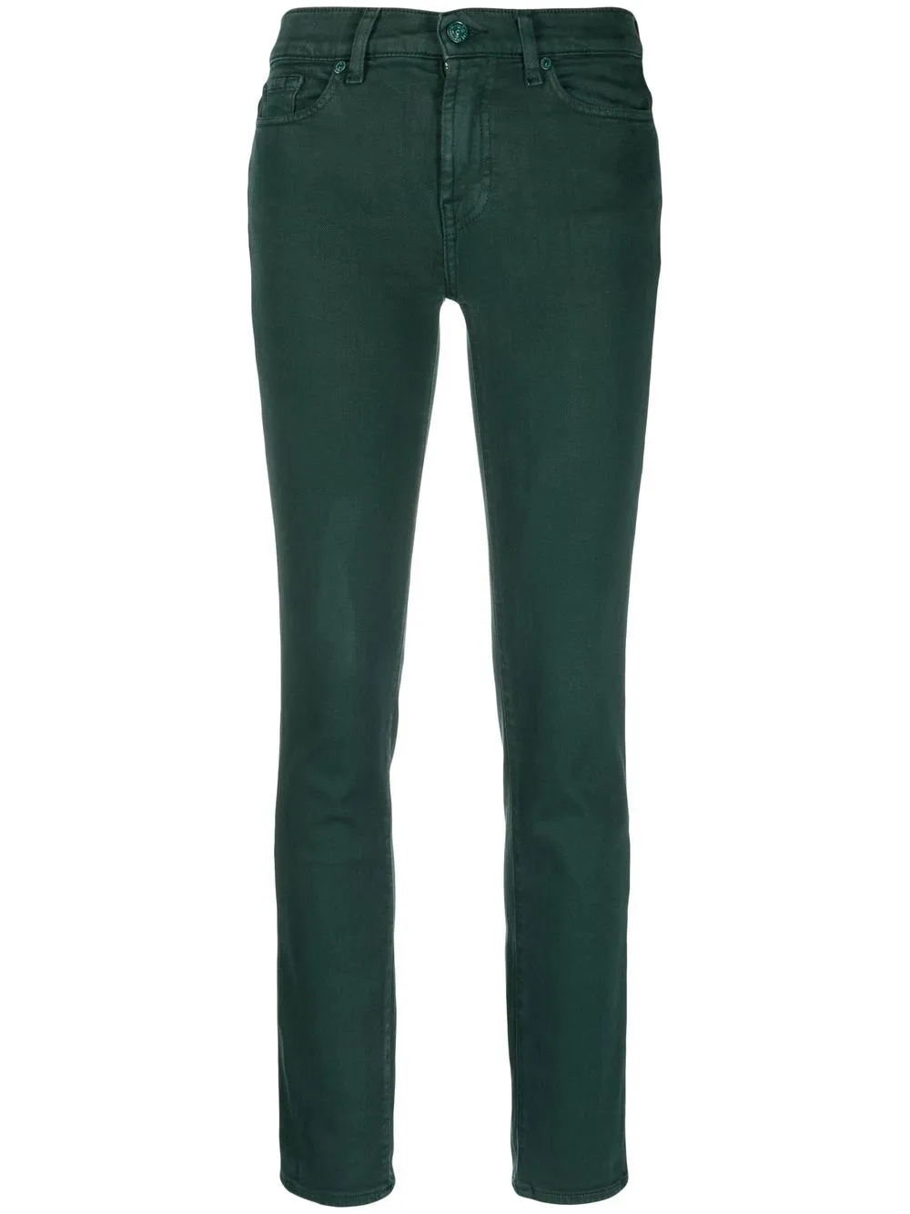 

7 For All Mankind mid-rise skinny jeans - Green