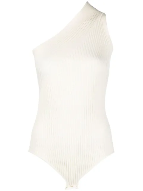 AERON off-shoulder knit bodysuit