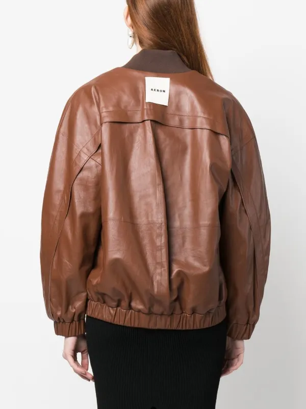 COACHレザーボンバージャケット ブラウン 2b9uwof3vx_0.jpg