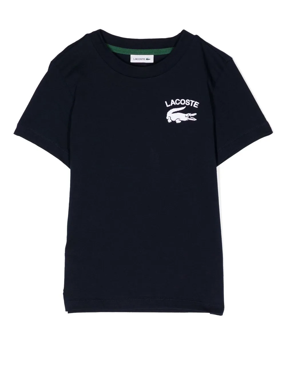 

Lacoste Kids logo-embroidered cotton T-shirt - Blue