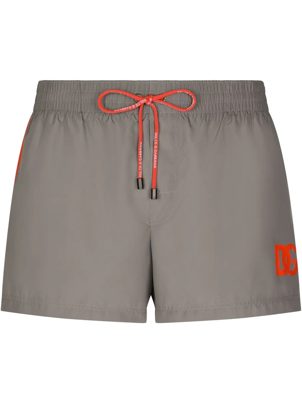Dolce & Gabbana Colour-block Swimming Shorts In Grey