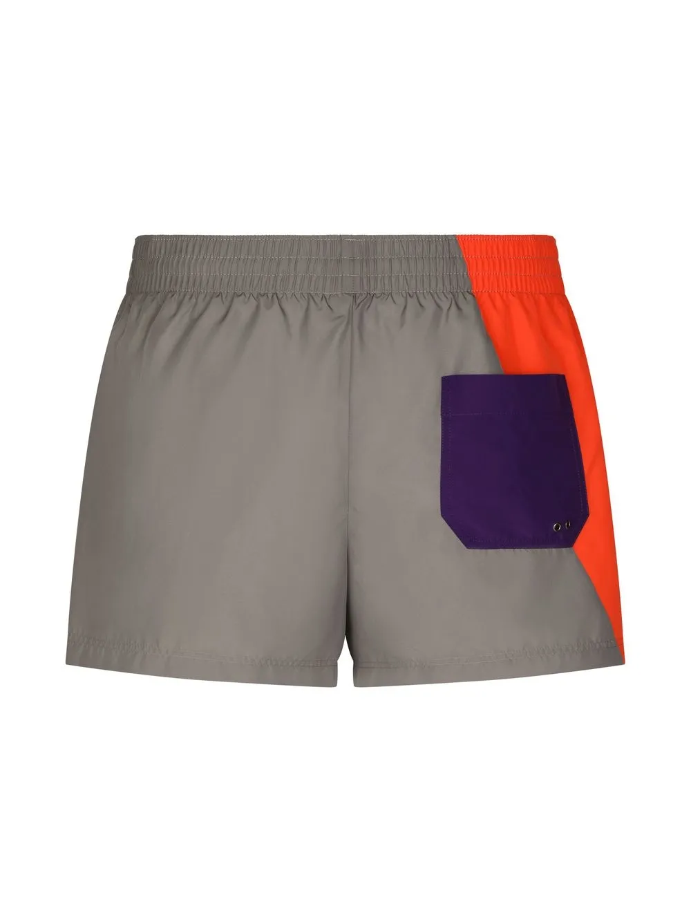 Dolce & Gabbana Zwembroek met colourblocking Grijs