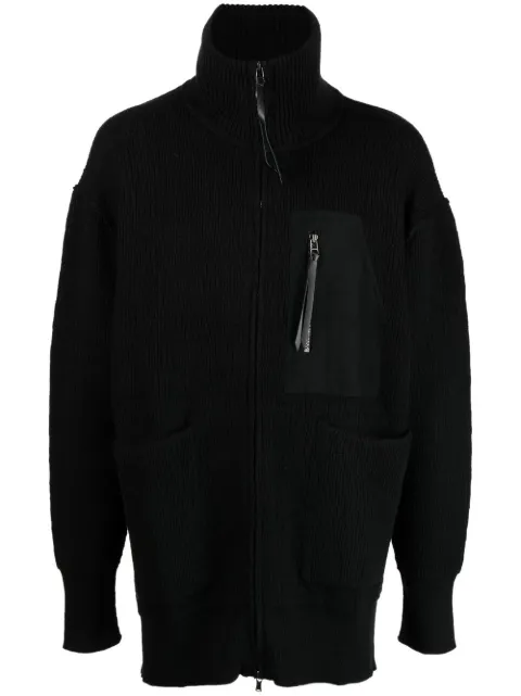 The Viridi-Anne long-sleeve knitted cardigan